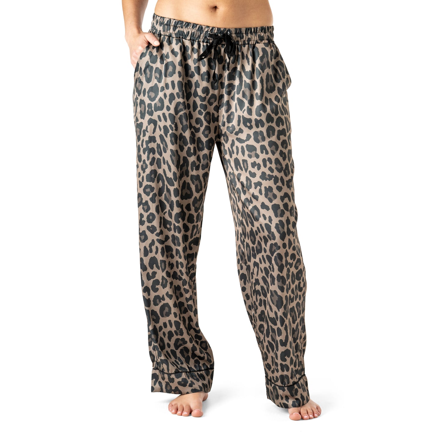 The Cat's Meow Satin Pajama Pant