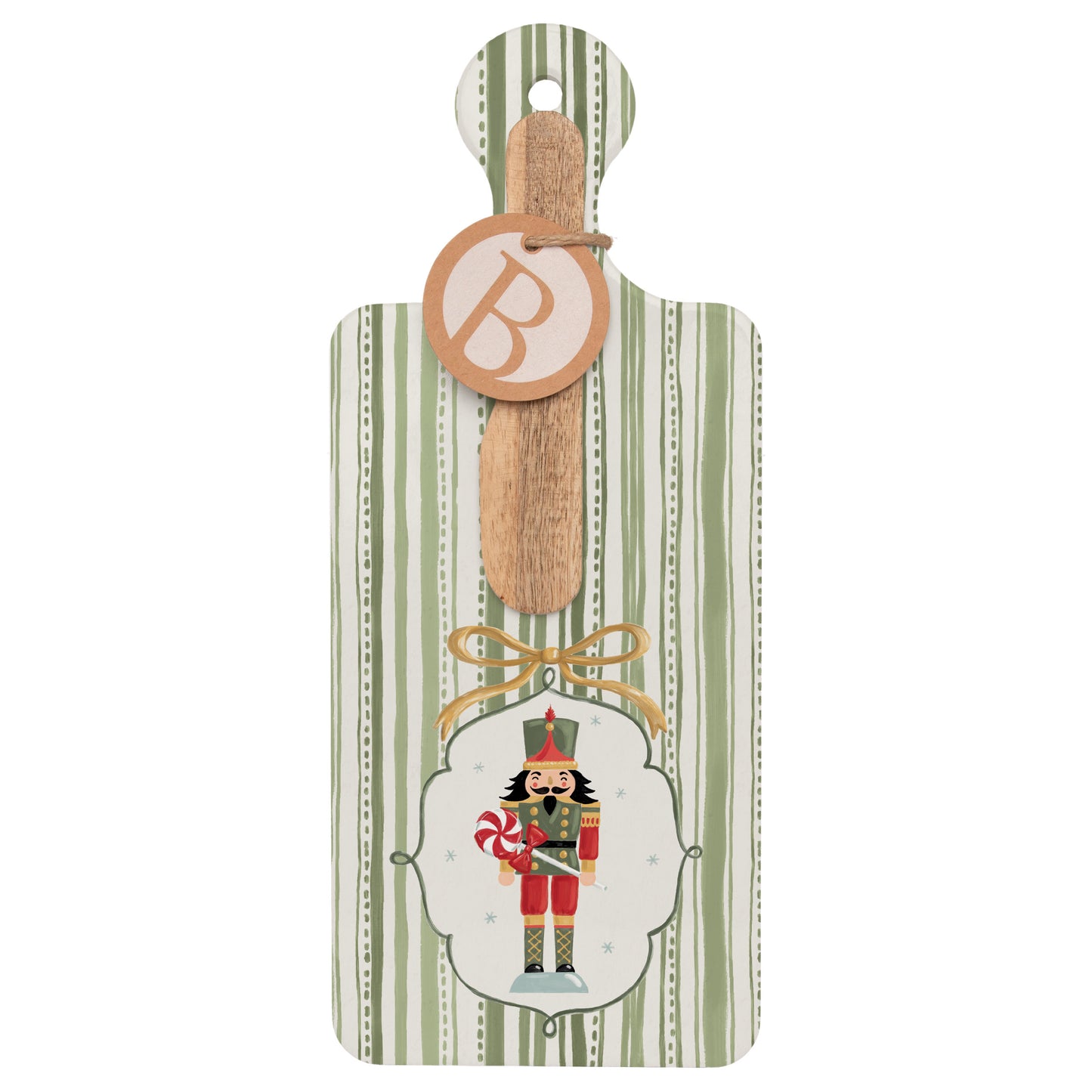Frosty Nutcracker Cuterie & Spreader Set