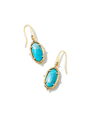 Baroque Lee Drop Earring Teal