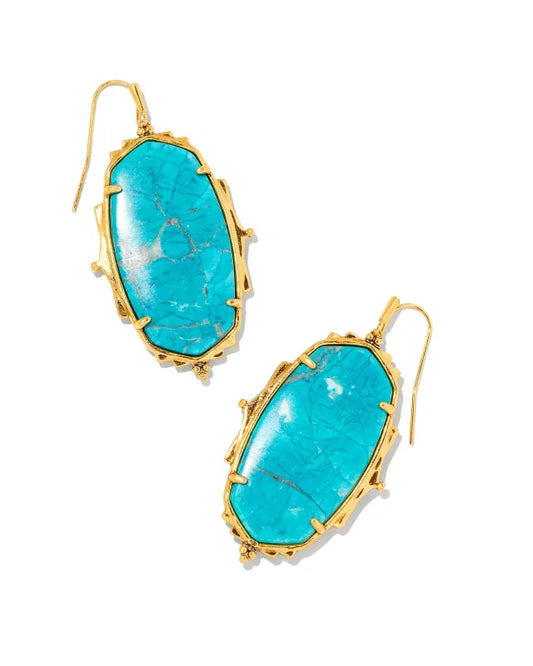 Baroque Ella Drop Earring Teal