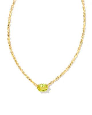 Cailin Pndnt Nck Gold Peridot Crystal