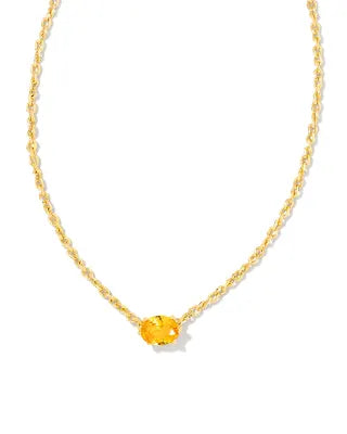 Cailin Pendant Golden Yellow Crystal