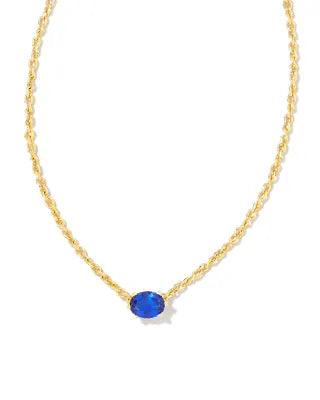 Cailin Necklace - Blue Crystal