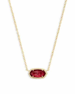 Elisa Necklace Gold Clear Berry