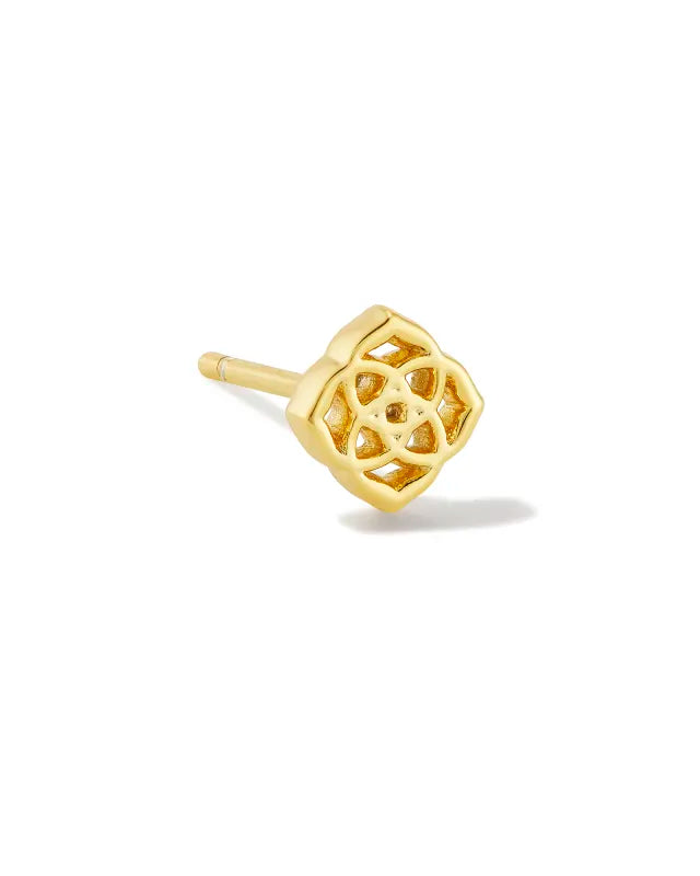 Dira Gold Metal Earring