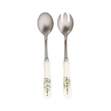 Lastra Holiday Salad Server 2 piece set