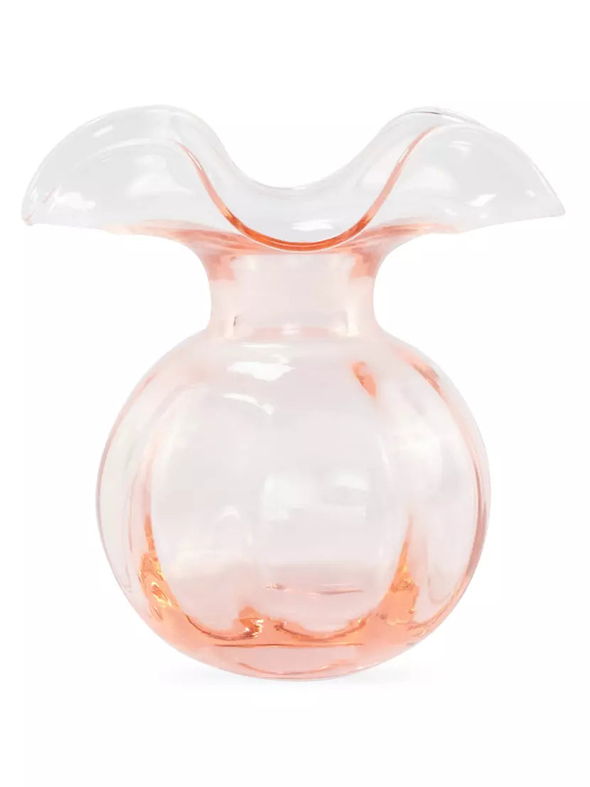 Hibiscus Glass Bud Vase