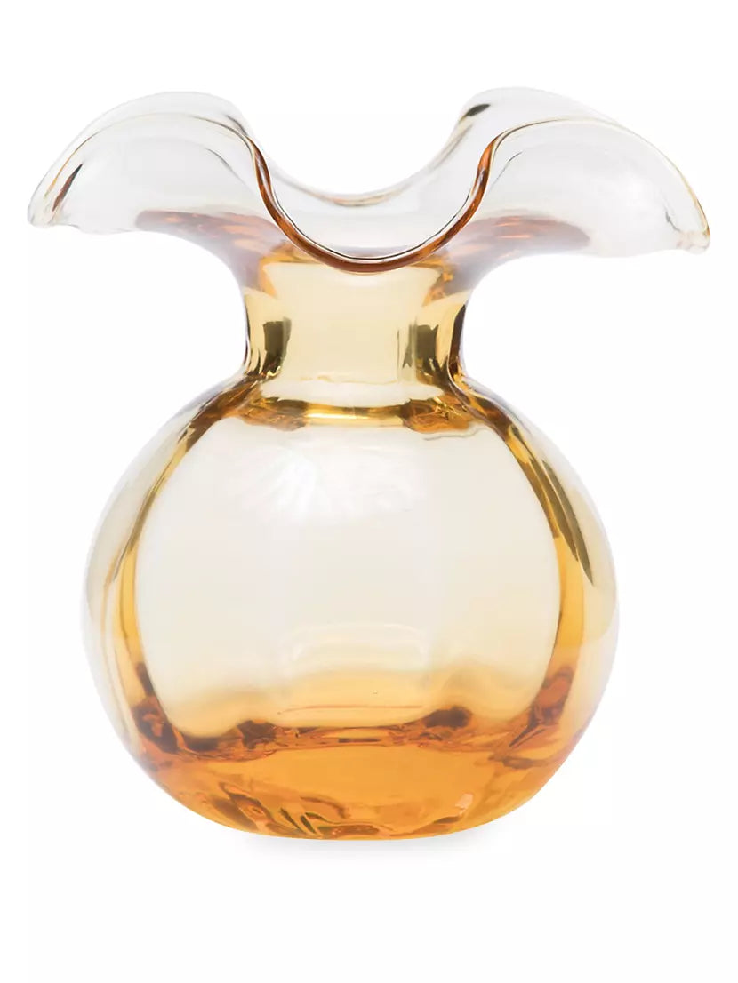 Hibiscus Glass Bud Vase