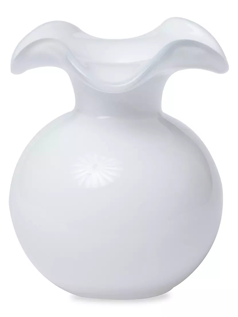 Hibiscus Glass Bud Vase