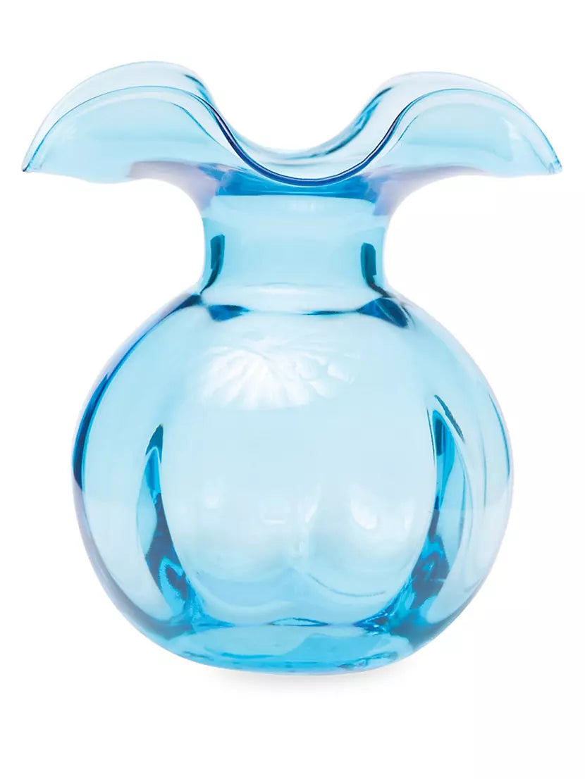 Hibiscus Glass Bud Vase