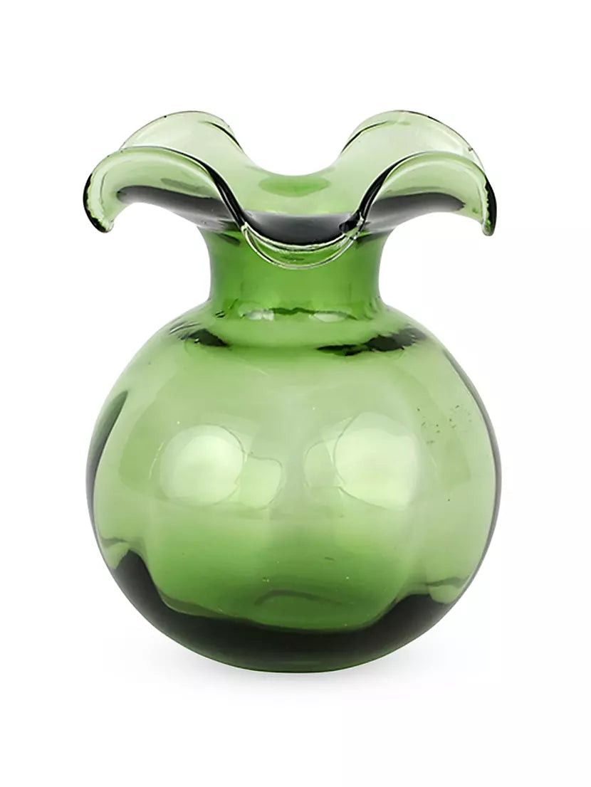 Hibiscus Glass Bud Vase
