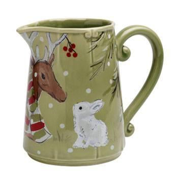 Deer Friends Pitcher - Green