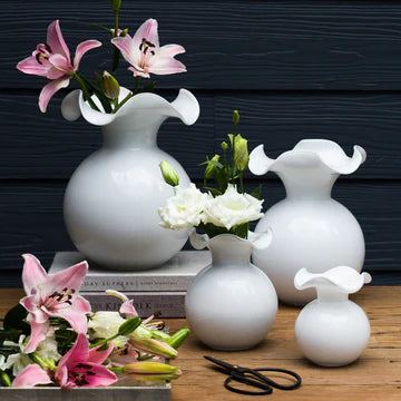 Hibiscus Large Glass Vase