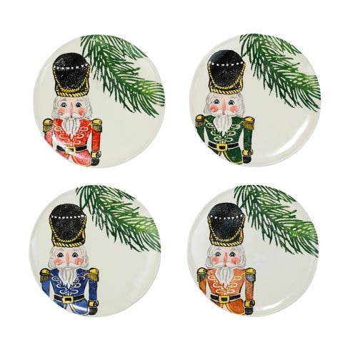 Nutcrackers Asst Salad Plates