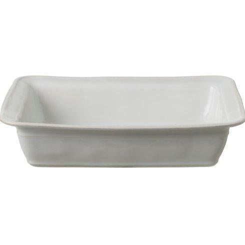 Fontana - White Rect. Baker 14"