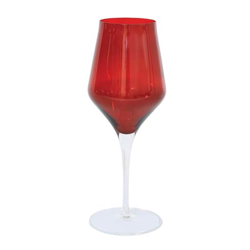 Contessa - Red Water Glass
