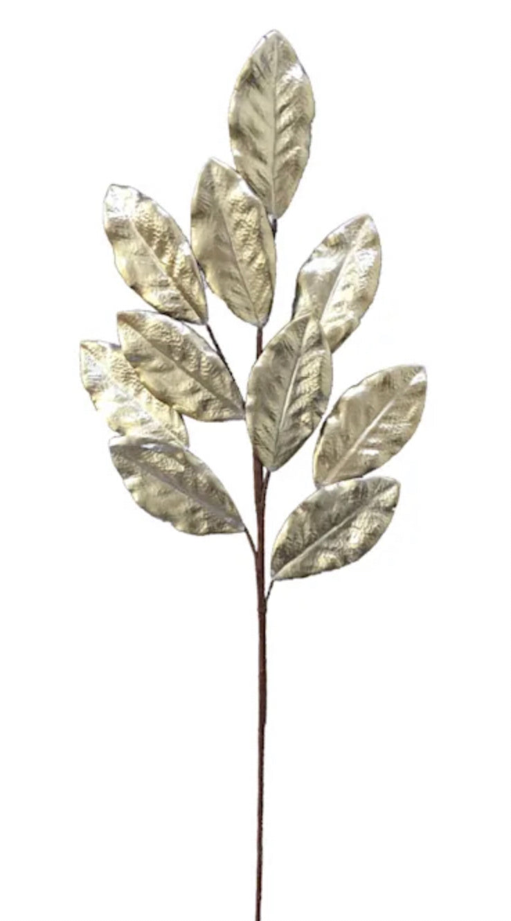 Metallic Gold Leaves