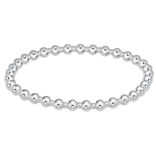 Classic Grateful Sterling 4mm Bead Bracelet