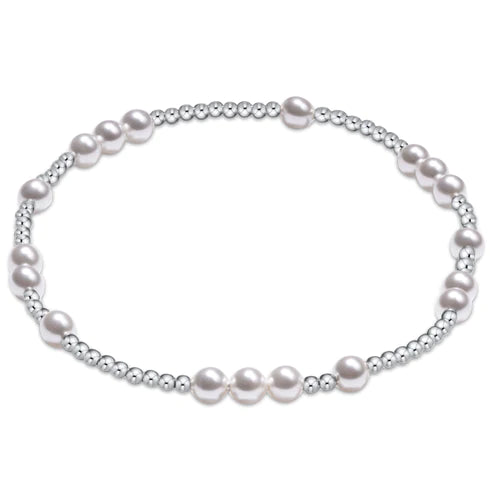 Hope Unwritten Bracelet Sterling 4mm Pearl