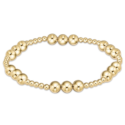 Classic Joy 6mm Bead Brace-Gold