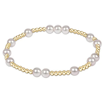 Hope Unwritten 6mm bead Bracelet Pearl