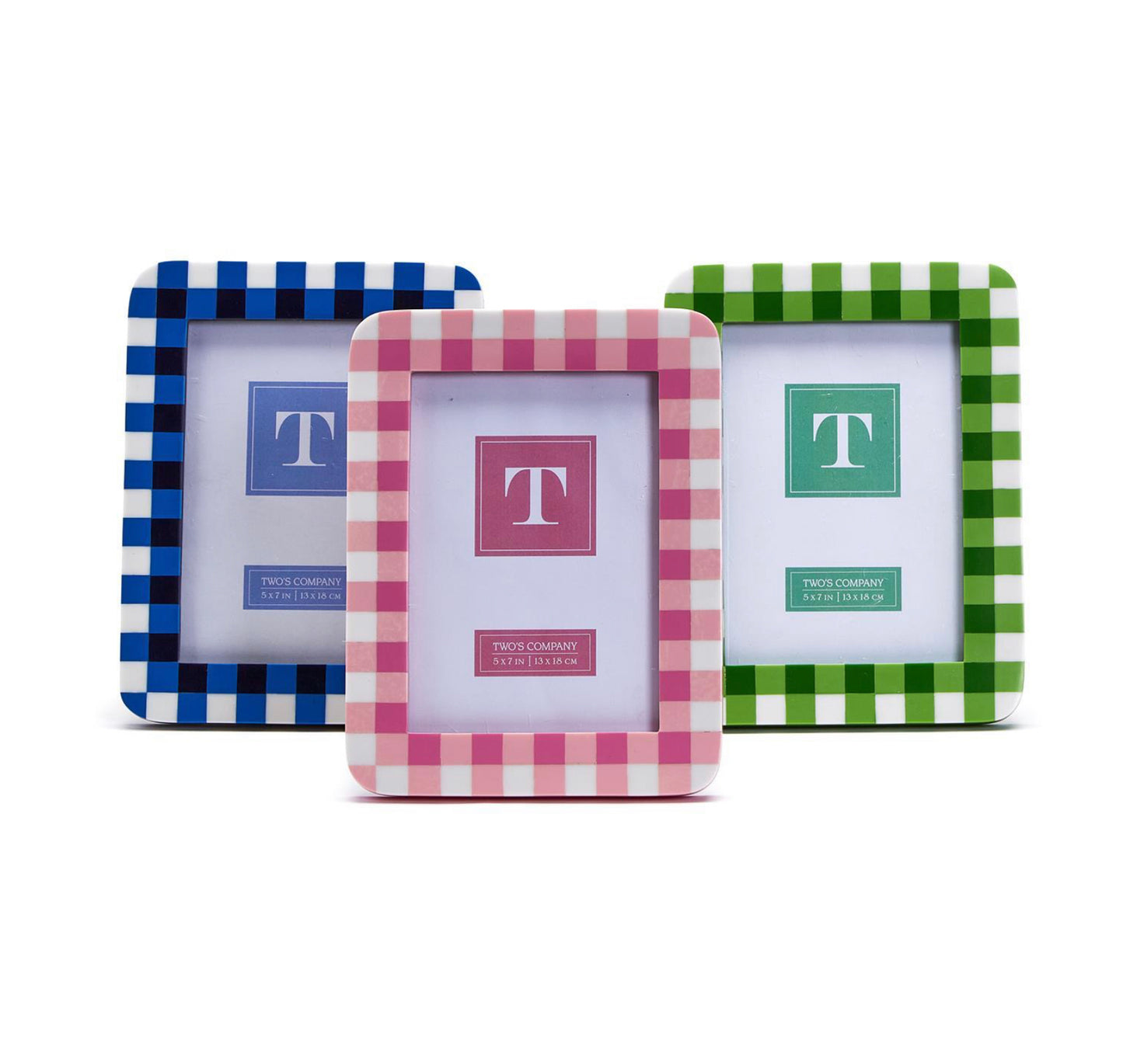 Gingham 5 X 7 Photo Frame