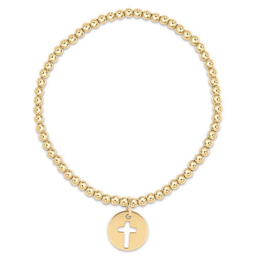 Classic Gold 2mm Bead - Blessed Small Gold Disc