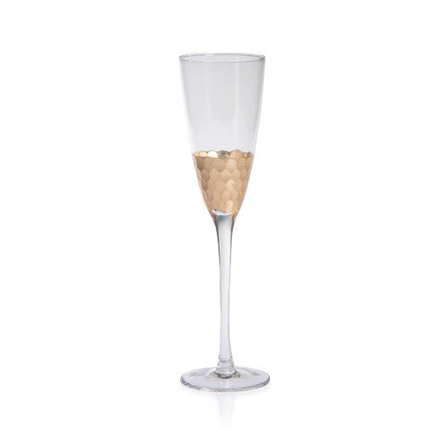 Fez Cut Glass Champange Flute