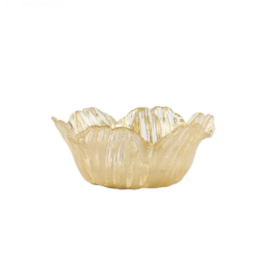 Rufolo Gold Small Flower Bowl