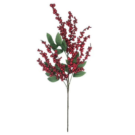 Red Needle Pine & Berry Pick, 18"