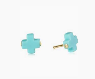 Signature Cross Stud- mint