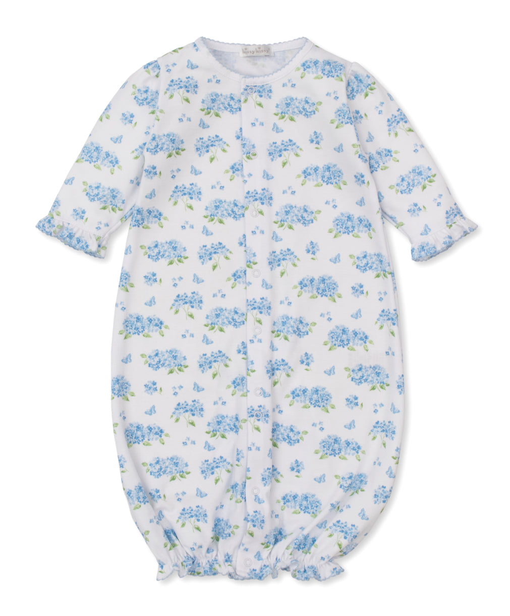 Convertible Gown Hydrangea PRT - light blue