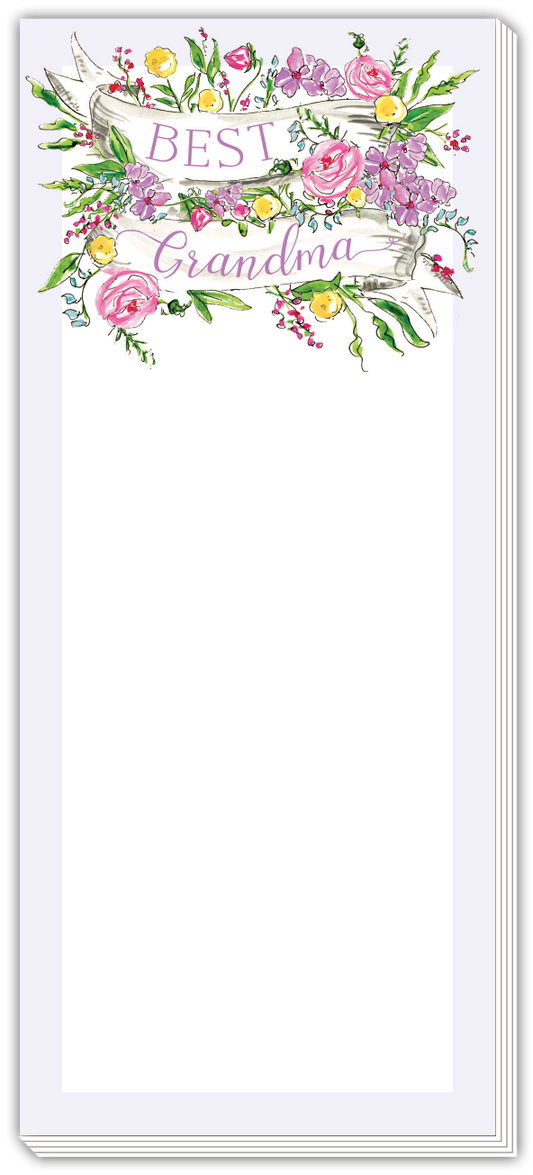Skinny Notepad -Best Grandma