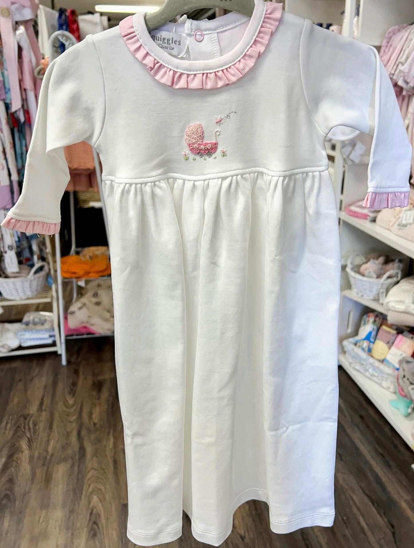 Pink Baby Carriage Gown