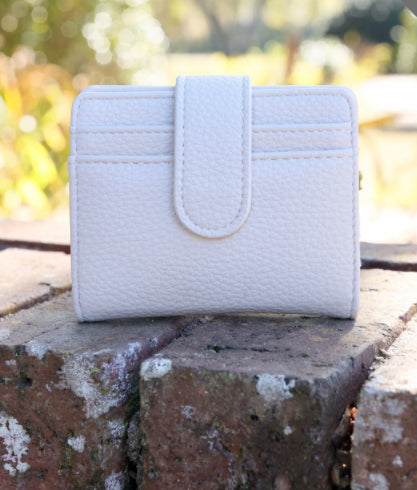 Tate Card Holder Wallet Cream