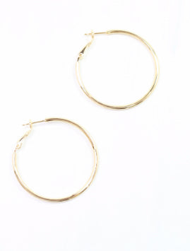 Rinaldi Hoop Earring Shiny Gold
