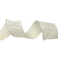 FAUX DUPIONI 2.5'' X 10 YD CREAM