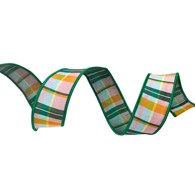 SPRING GARDEN PLAID 1.5” X 10 YD - MULTI