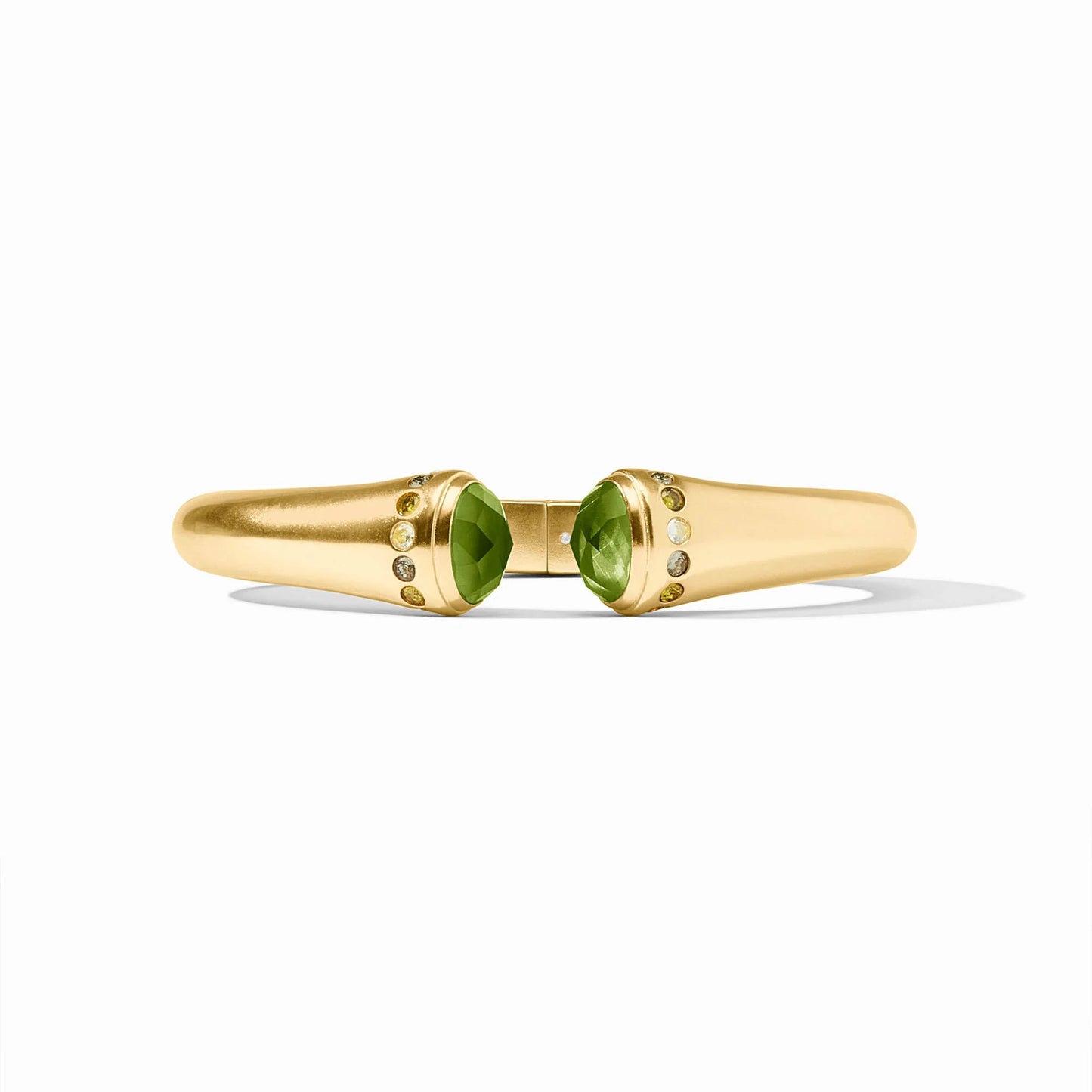 Rainbow Demi Cuff - Gold - Iridescent Palmetto Green with Shades of Jade halo