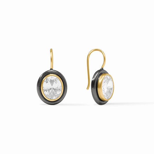 Tribeca Earring - Mixed Metal - CZ
