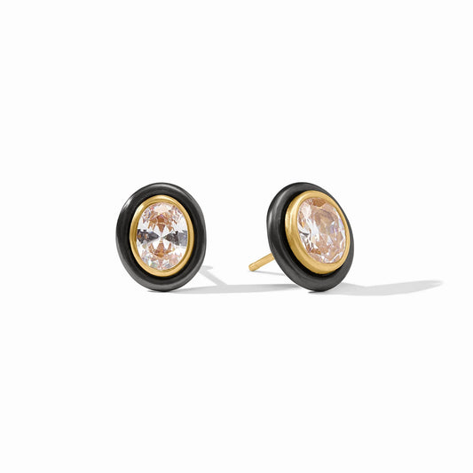 Tribeca Stud - Mixed Metal - CZ