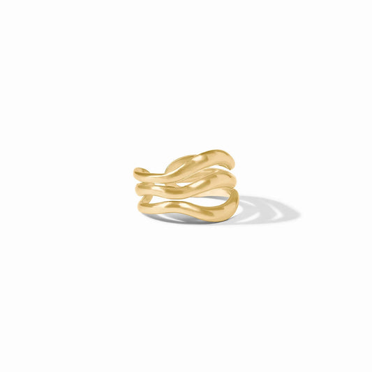 Wave Wrap Ring - Gold