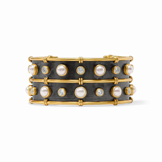 Tribeca Cuff- Mixed Metal - Pearl