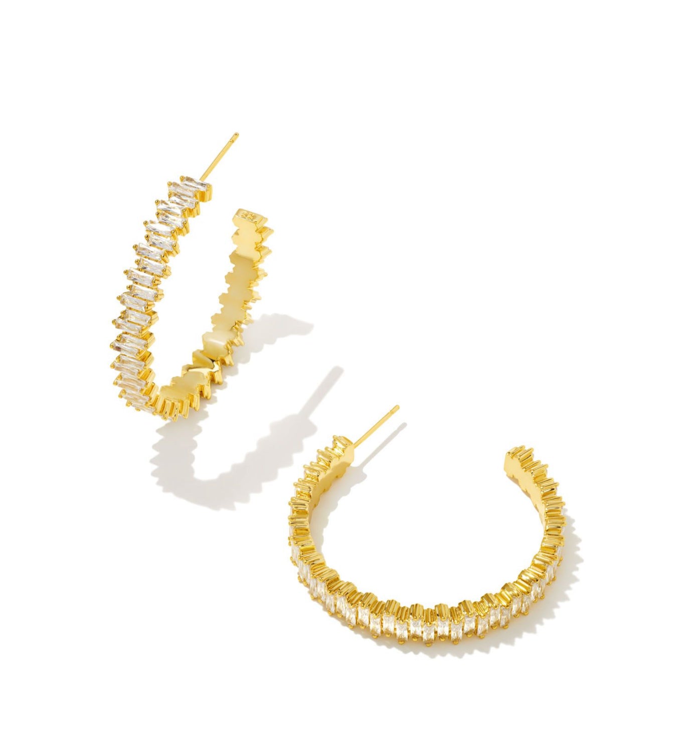 Juliette Hoop - gold crystal