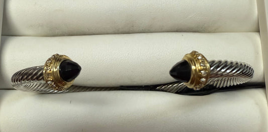 Cable Bracelet - Black FB1236BK