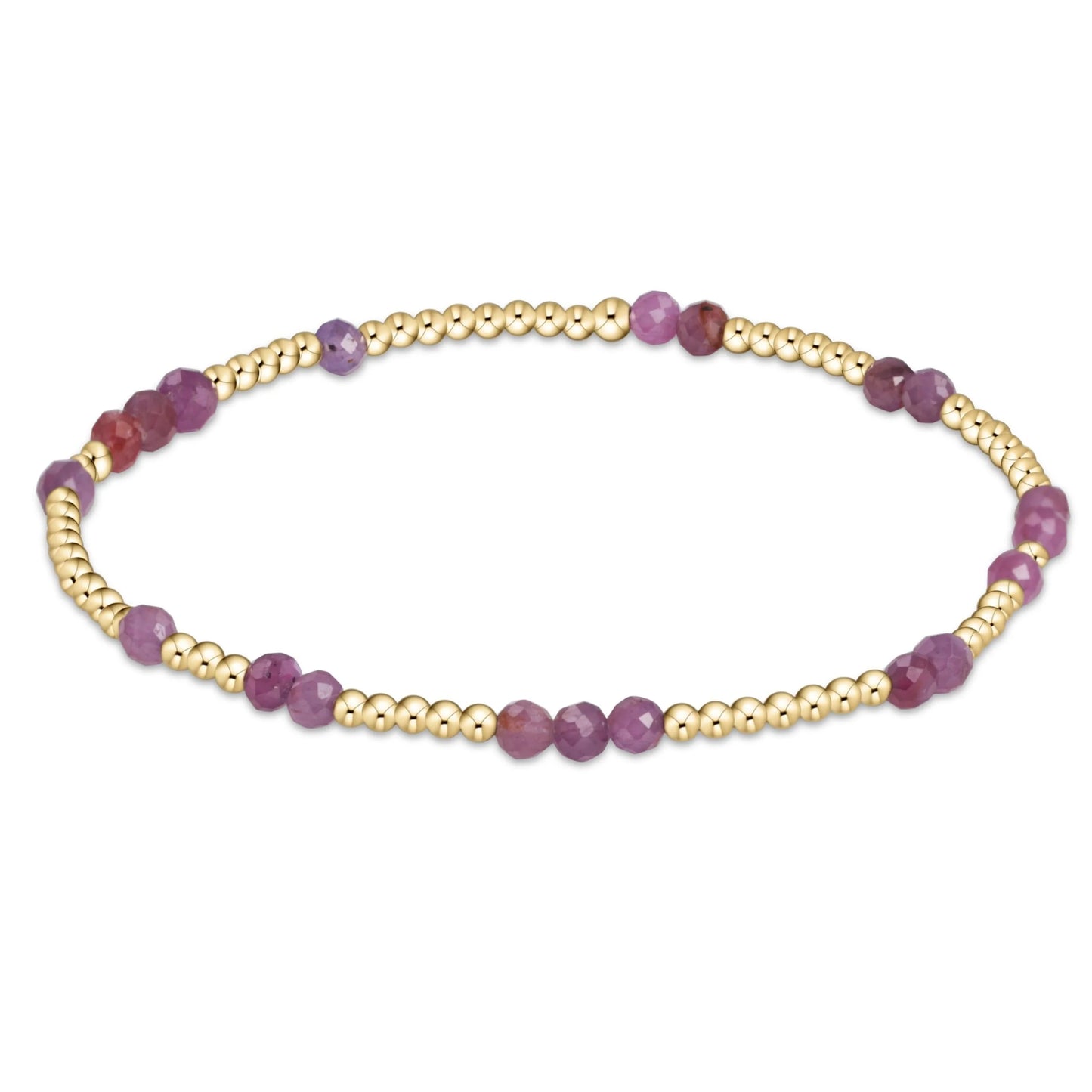 hope unwritten gemstone bracelet - ruby