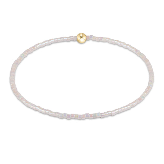 egirl Hope Unwritten Bracelet - Silk White