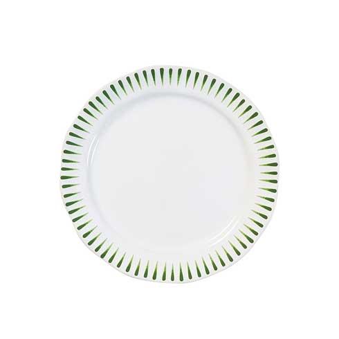 Sitio Stripe Salad/Dessert Plate - Basil