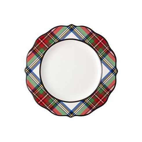 Stewart Tartan Salad/Dessert Plate