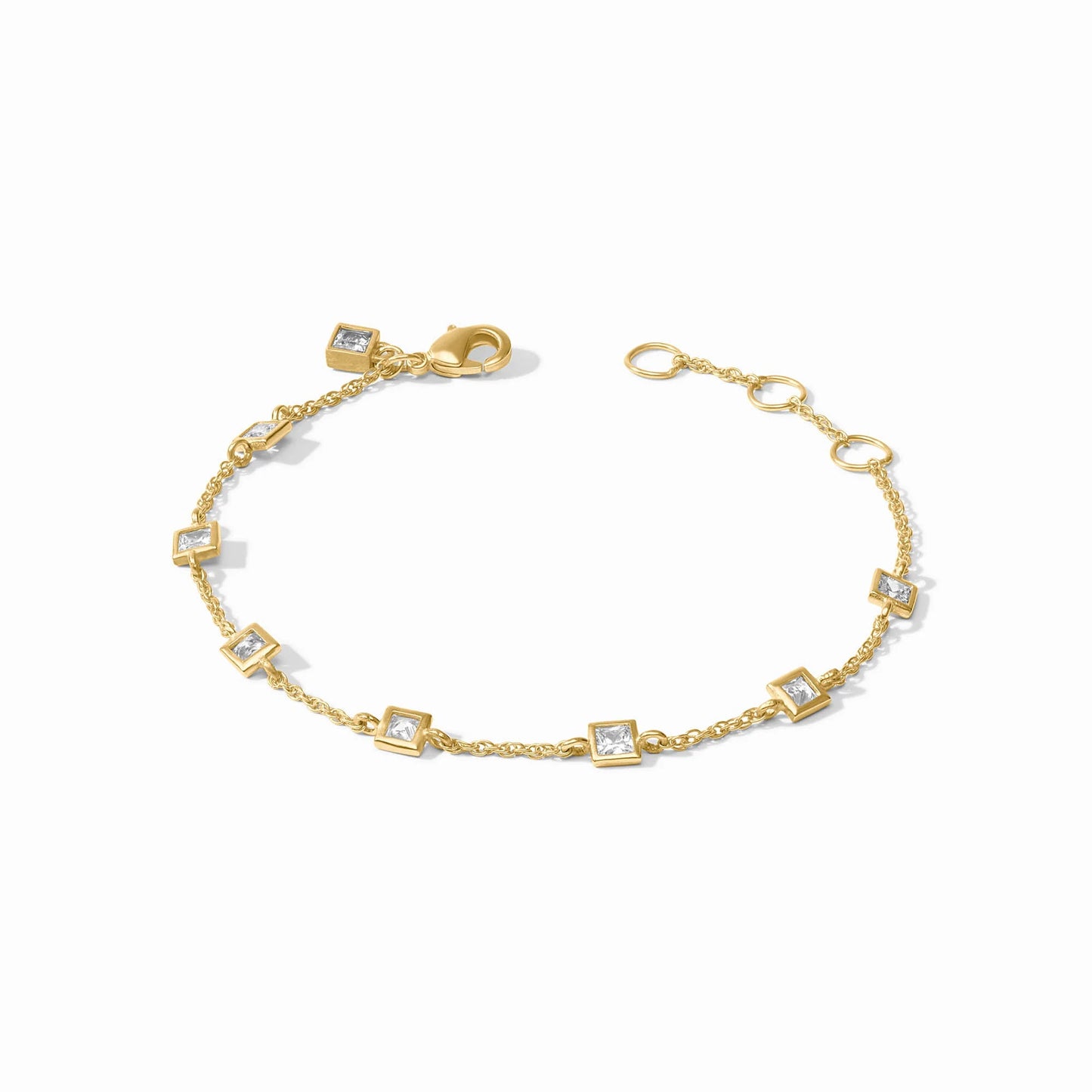 Jolie Delicate Bracelet - Clear Cubi Zirconia